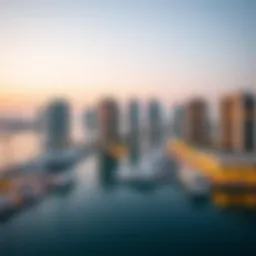 Stunning view of Marina Vista's waterfront location