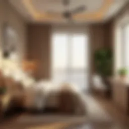 Cozy room interior showcasing potential rental space in Mussafah