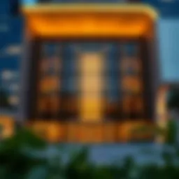 The stunning exterior of the DIFC Building showcasing its modern architecture