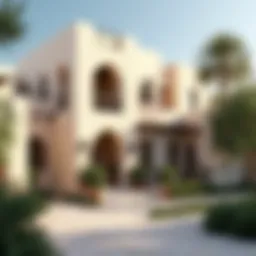 Traditional architectural details in Al Quoz