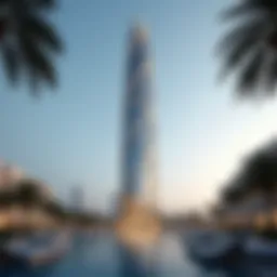 Stunning view of the Elegance Tower's architectural design