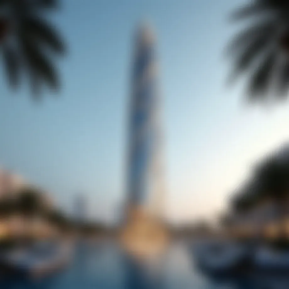 Stunning view of the Elegance Tower's architectural design