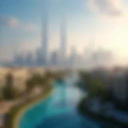 Stunning skyline of Dubai showcasing luxury residential buildings