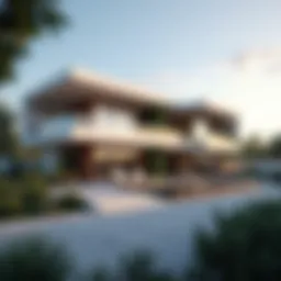 Luxurious villa in Damac Hills showcasing modern architecture